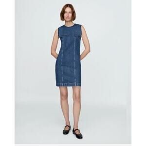 NWT Gap × DÔEN Denim Sailor Mini Dress - Size 8